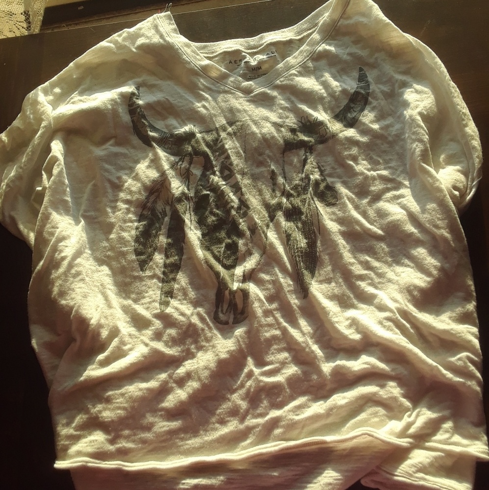 Cow skull tee